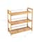 Organize It All Bamboo Double Wide 3-Tier Shelf